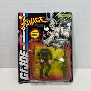 GI JOE vintage SGT Savage D-Day action figure NWT Hasbro 1994 toy